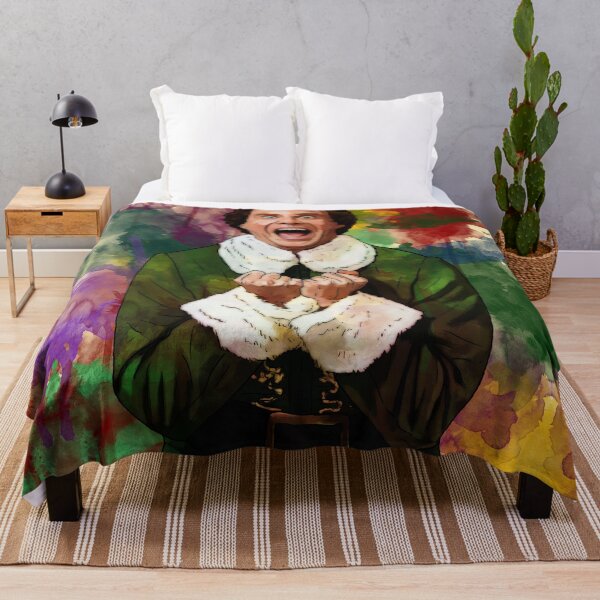 Elf - SANTA'S COMING! Throw Blanket