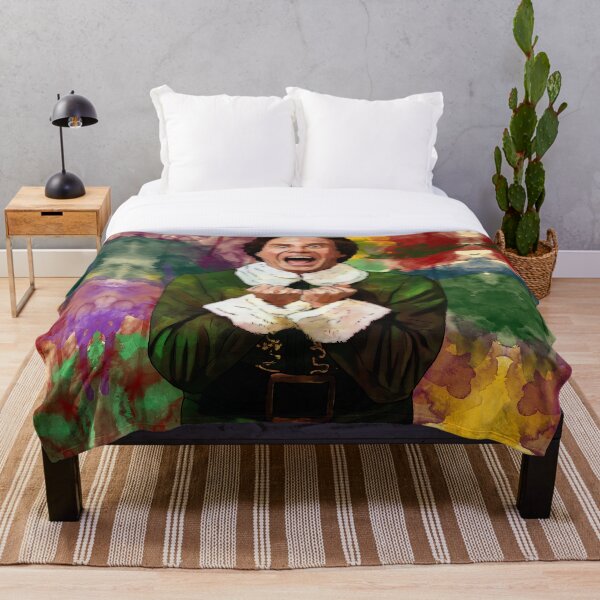 Elf - SANTA'S COMING! Throw Blanket