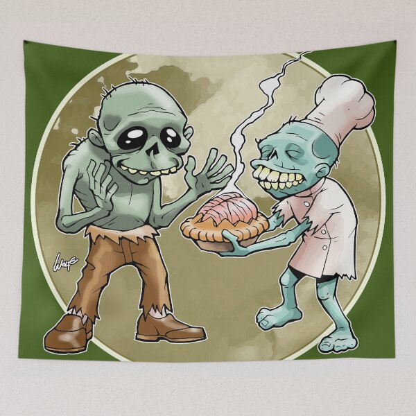 Item preview, Zombies Share Pie 2 designed and sold by wolfehanson.