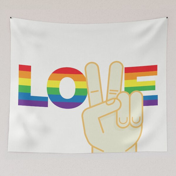 Item preview, Peace and Love Gay designed and sold by guaxinim.