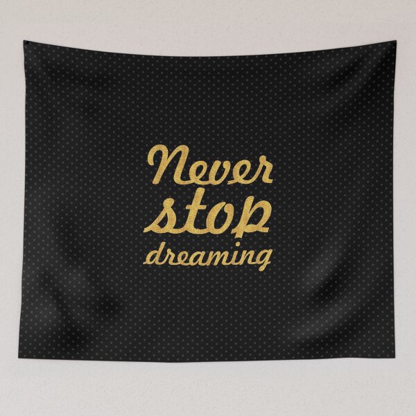 Item preview, Never stop dreaming... Inspirational Quote designed and sold by Powerofwordss.
