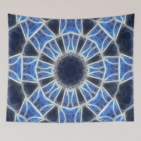 Item preview, Blue Kaleidoscope 3 designed and sold by TravelPhotoArt.