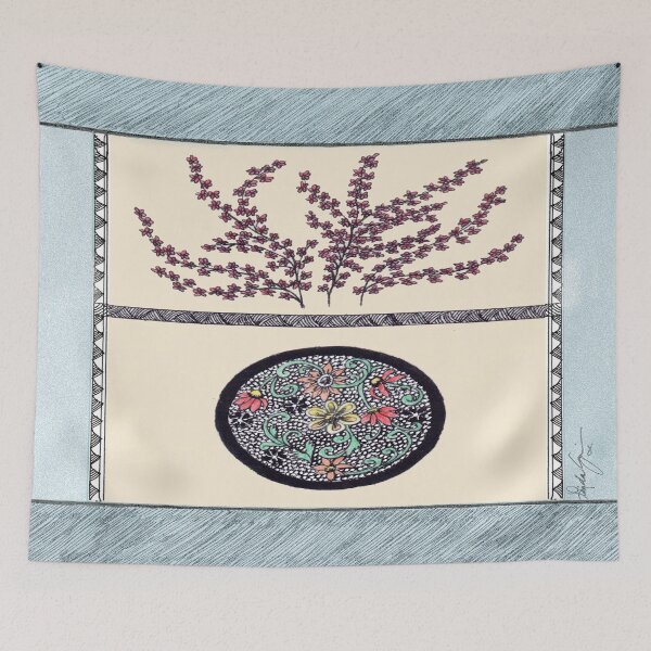 Item preview, Oriental Flare in Blue designed and sold by Linda Ginn.