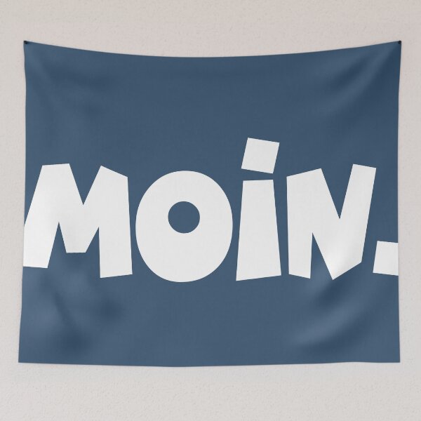 Item preview, Moin. Guten Morgen Gruß designed and sold by theshirtshops.