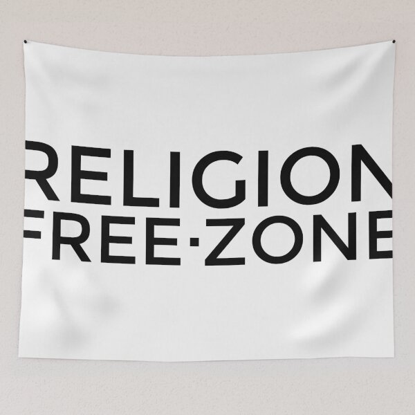 Item preview, Religion Free Zone designed and sold by theshirtshops.