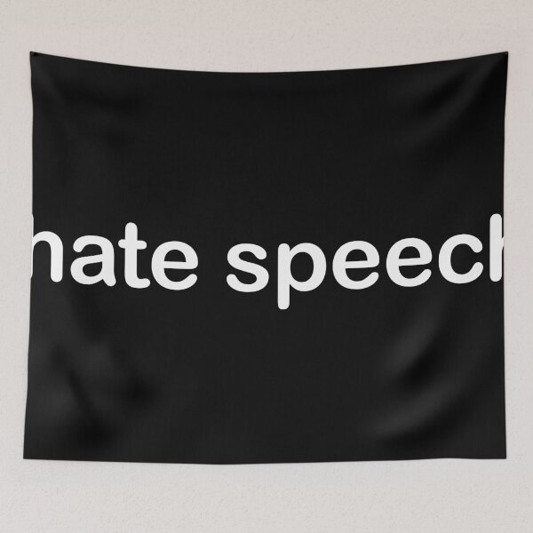 Item preview, i hate speech designed and sold by AntiLiberalArt.