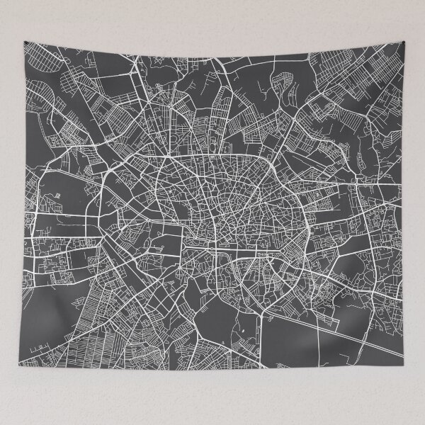 Item preview, Bucharest Map, Romania - Gray designed and sold by MainStreetMaps.