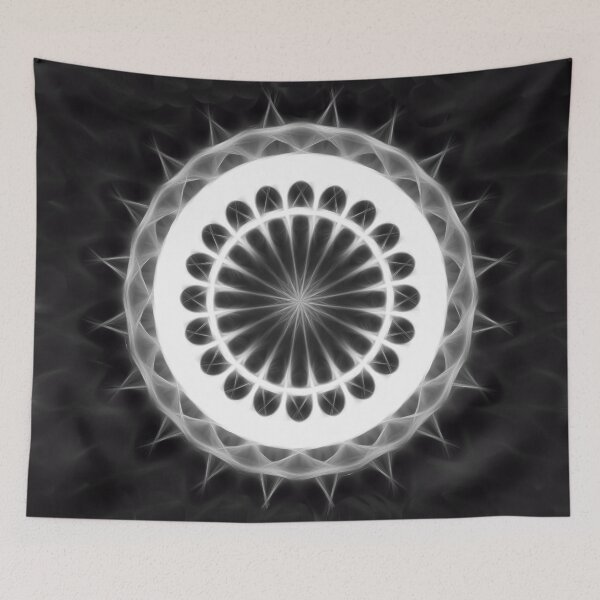 Item preview, Gray Kaleidoscope Art 32 designed and sold by TravelPhotoArt.