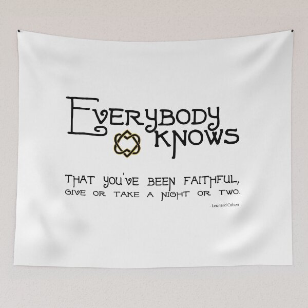 Item preview, Leonard Cohen designed and sold by tiffanyo.