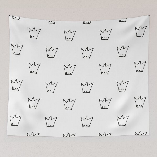 Item preview, Monochrome pattern with crowns designed and sold by Gelena.