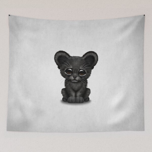 Item preview, Cute Baby Black Panther Cub  designed and sold by JeffBartels.