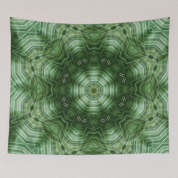 Item preview, Green Stripes Kaleidoscope 5 designed and sold by TravelPhotoArt.