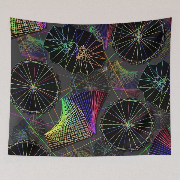 Item preview, "Polypaths - GREY"© designed and sold by Lisa Clark - Thinker Collection STEM Art and MORE.
