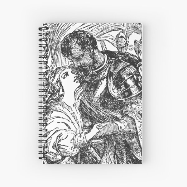 Othello and Desdemona Spiral Notebook