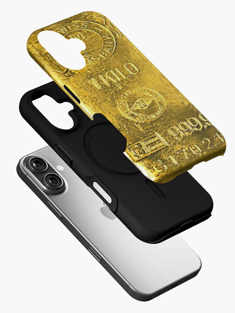Thumbnail 2 of 4, iPhone Case, Gold Bar designed and sold by atartist.