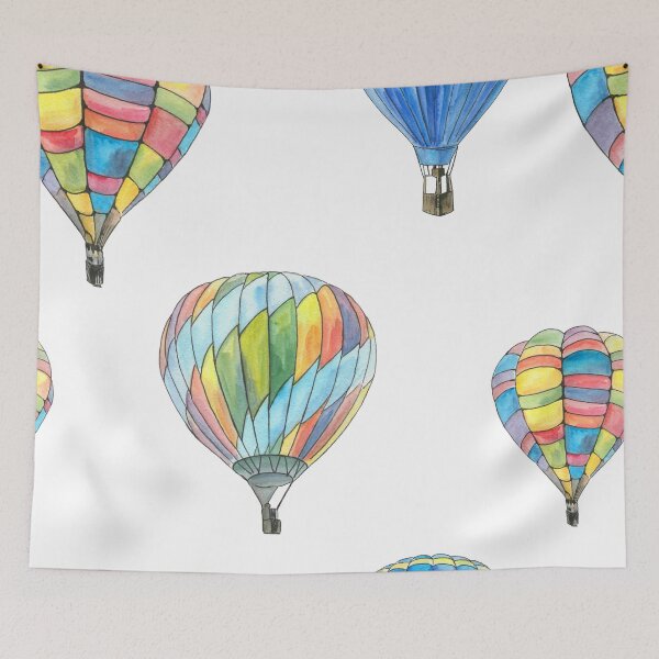 Item preview, Colorful Aerostats seamless pattern designed and sold by farawayart.
