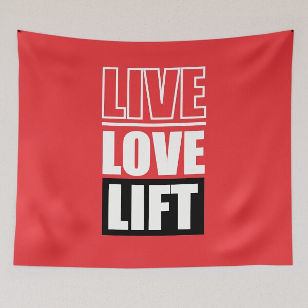 Item preview, Live Love Lift - Gym Inspirational Quotes  designed and sold by Labno4.