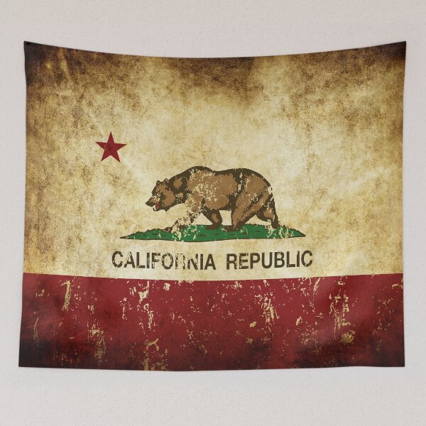 Item preview, California Republic Flag Rustic  designed and sold by NorCal.