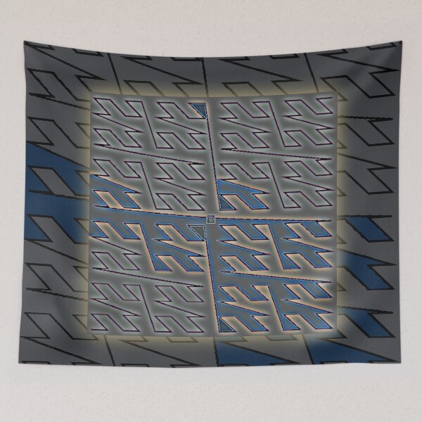 Item preview, "Z Order Lebesgue Curve"© designed and sold by Lisa Clark - Thinker Collection STEM Art and MORE.