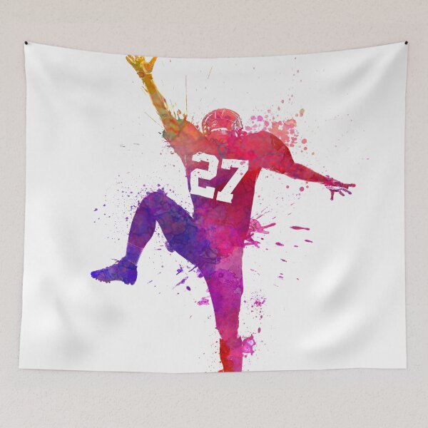 Item preview, american football player man catching receiving designed and sold by paulrommer.
