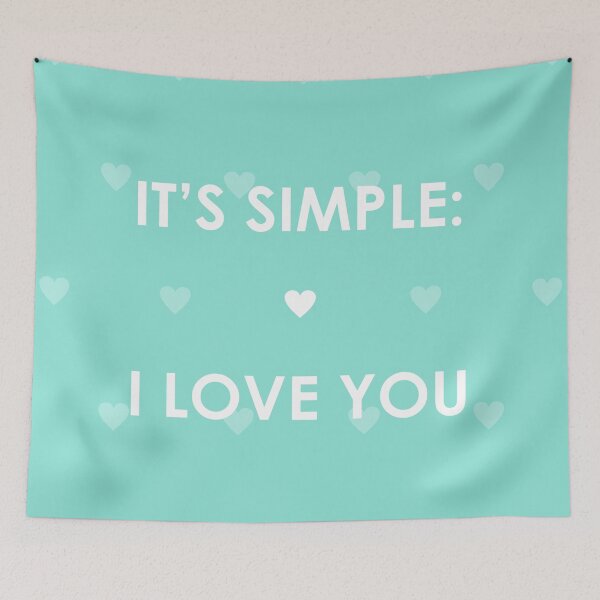 Item preview, It's simple i love you designed and sold by inesleonardo.