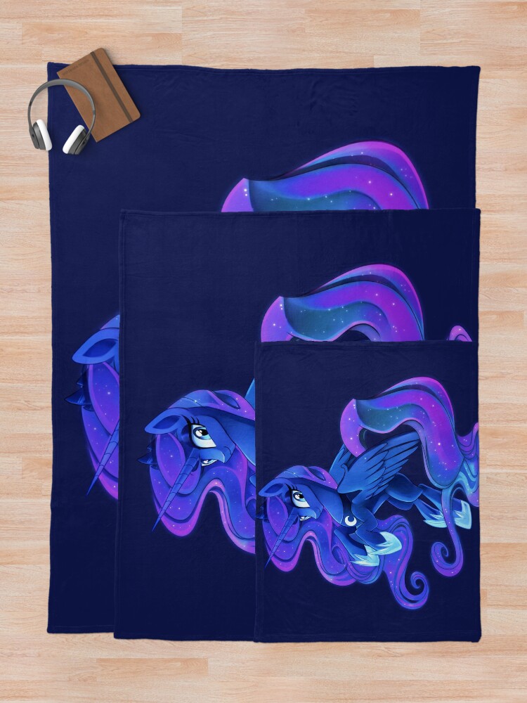 Alternate view of Princess Luna Throw Blanket