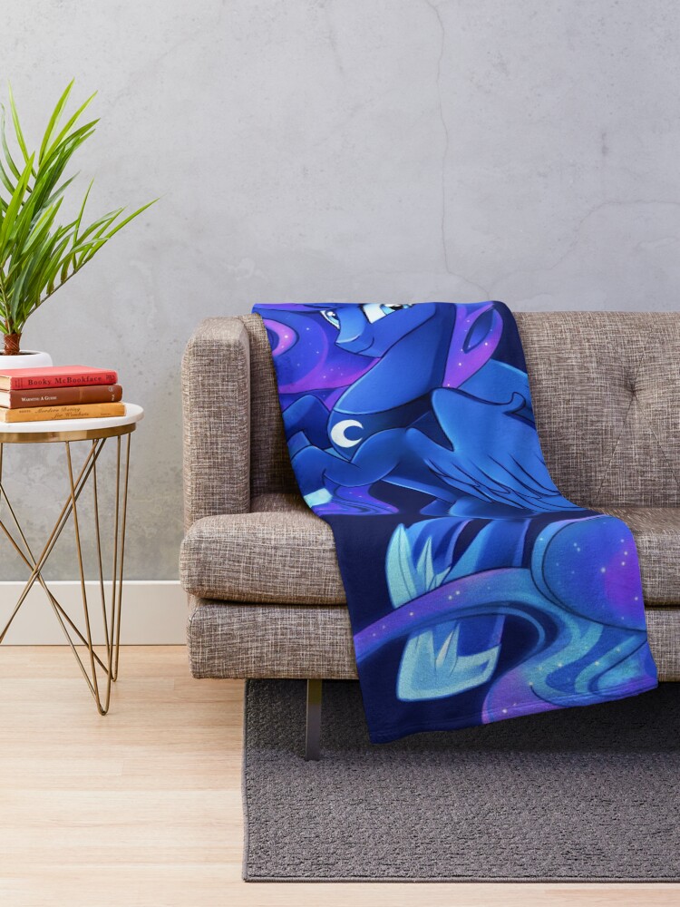 Alternate view of Princess Luna Throw Blanket