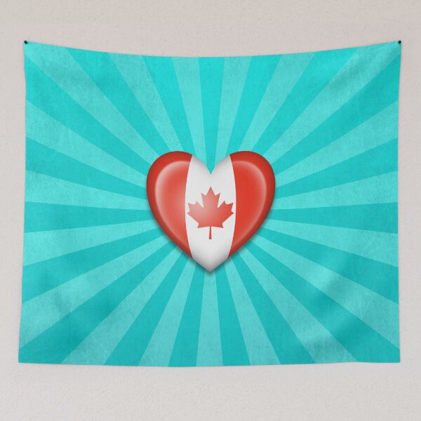 Item preview, Canadian Heart Flag designed and sold by JeffBartels.