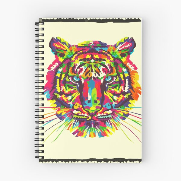 Item preview, Colorful Tiger With Border designed and sold by videogamegenius.