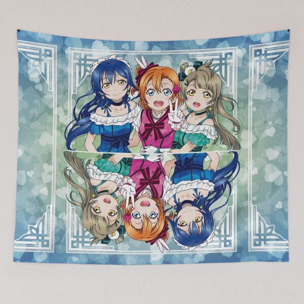 Item preview, Honoka, Umi & Kotori (KiRa-KiRa Sensation camo edit) designed and sold by alphavirginis.