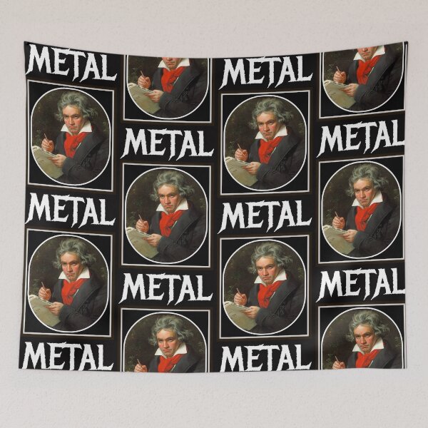 Item preview, Beethoven - Metal White designed and sold by videogamegenius.