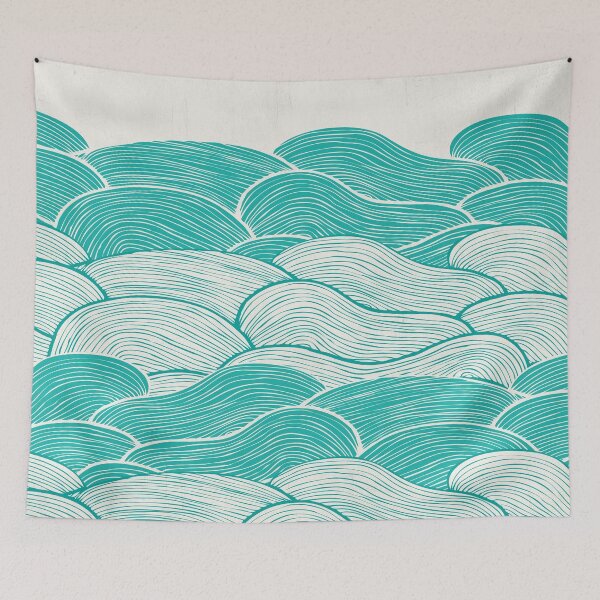 Item preview, The Calm and Stormy Seas designed and sold by Pom Graphic Design.