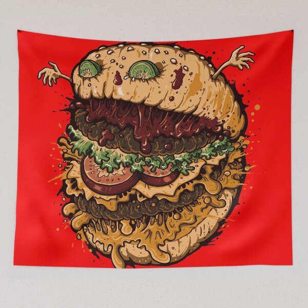 Item preview, Monster Burger designed and sold by Letter-Q.