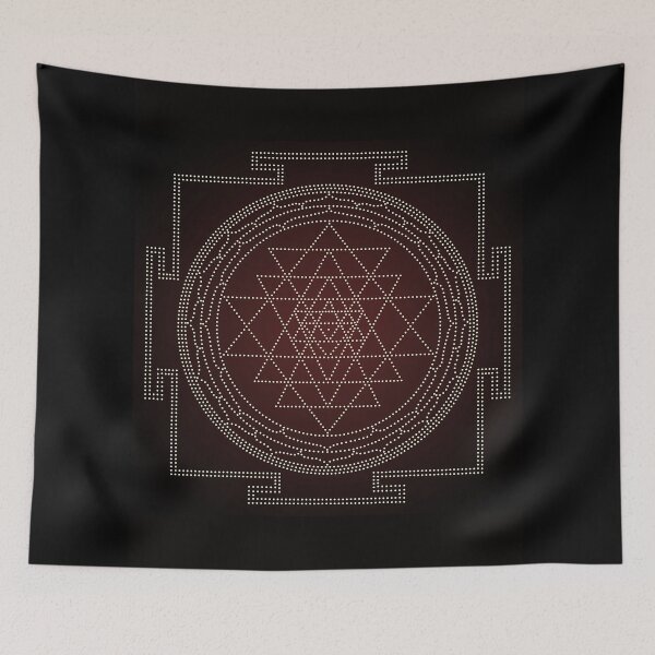 Item preview, Huge Sri Chakra Poster - Monochrome designed and sold by Kim  Lynch.