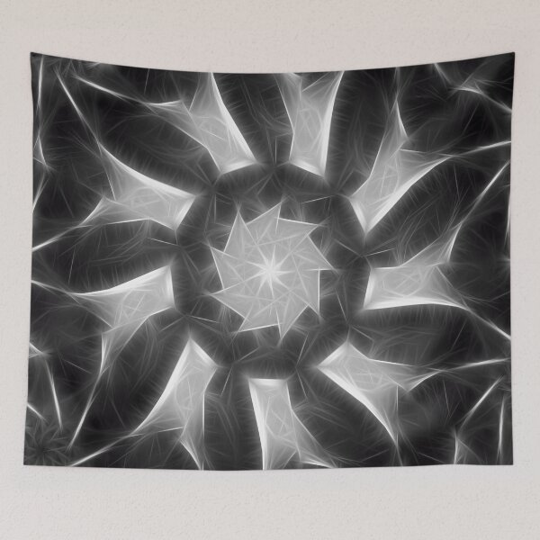 Item preview, Gray Kaleidoscope Art 7 designed and sold by TravelPhotoArt.