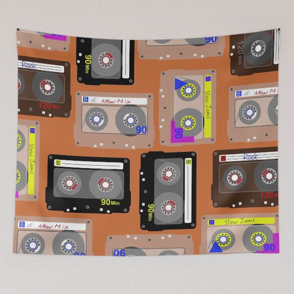 Item preview, Mixed Tapes Orange designed and sold by umeimages.