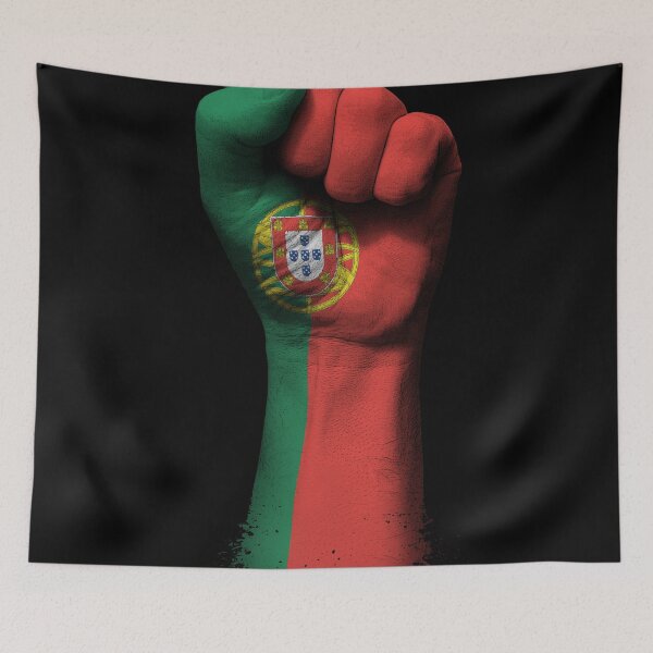 Item preview, Flag of Portugal on a Raised Clenched Fist  designed and sold by JeffBartels.