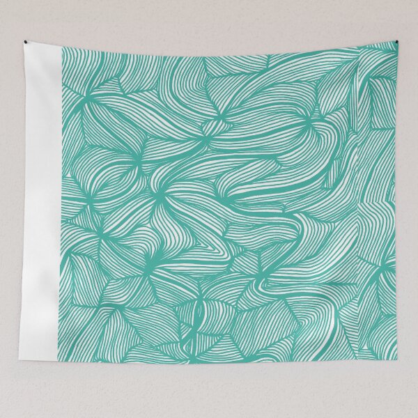 Item preview, Swirly swirls turqoise - OneMandalaADay designed and sold by onemandalaaday.