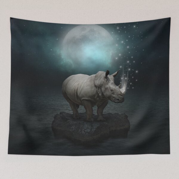 Item preview, Power Is No Blessing In Itself v.2 (Protect the Rhino)  designed and sold by soaringanchor.