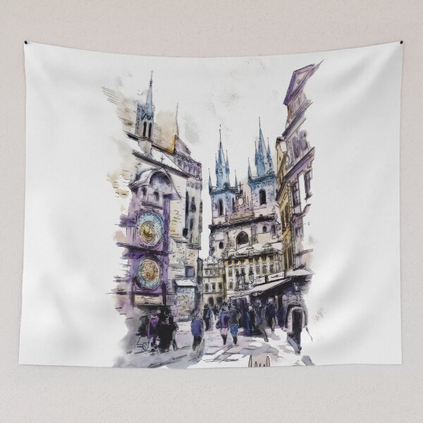 Item preview, Old Town Square in Prague designed and sold by MelannieD.