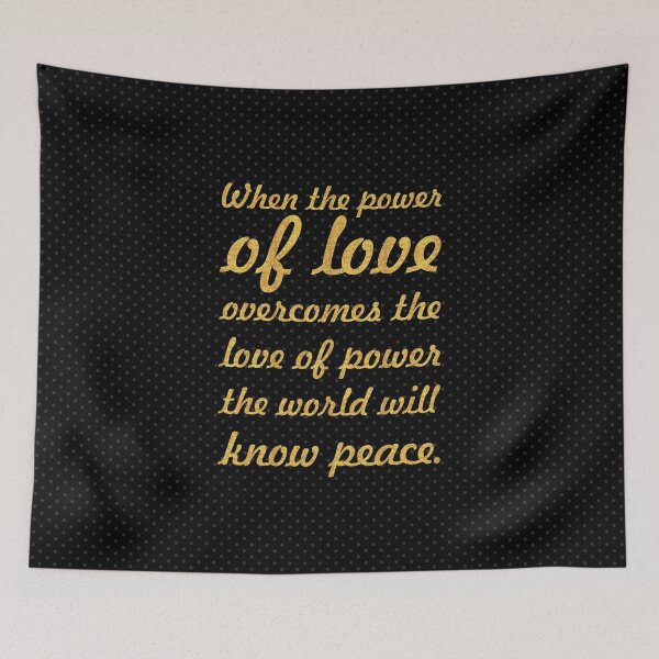 Item preview, When the power of love... Inspirational Quote designed and sold by Powerofwordss.