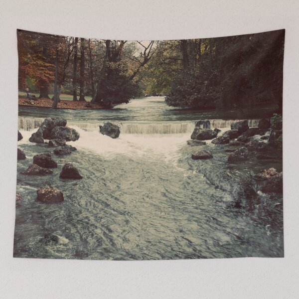 Item preview, Waterfall river germany forest color photo designed and sold by gurso27.