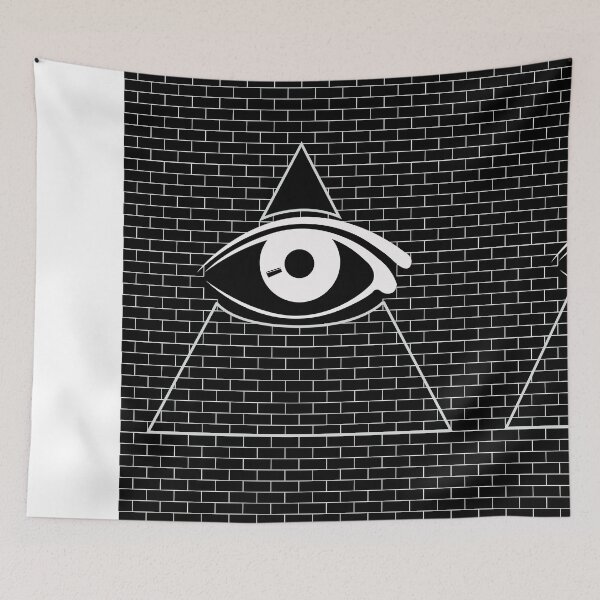 Item preview, All Seeing Eye (White/Black) designed and sold by Ebonrook.
