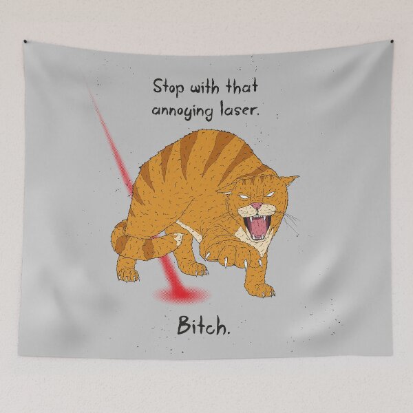 Item preview, Angry Cat designed and sold by hervegraph.