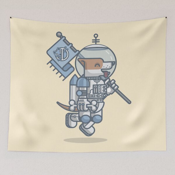 Item preview, Space Dog designed and sold by fabric8.