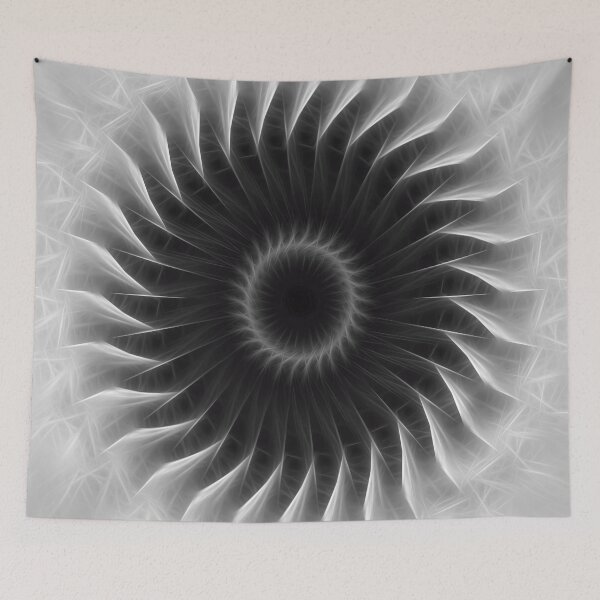 Item preview, Gray Kaleidoscope Art 4 designed and sold by TravelPhotoArt.