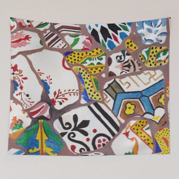 Item preview, Gaudi tiles designed and sold by Bridget Davidson.