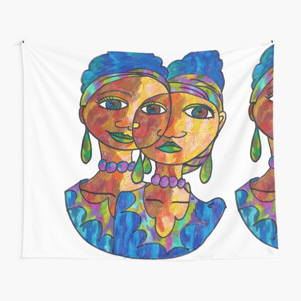 Twins and loving it Tapestry
