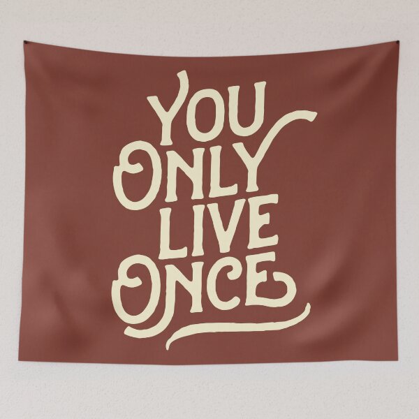 Item preview, You Only Live Once designed and sold by Aguvagu.