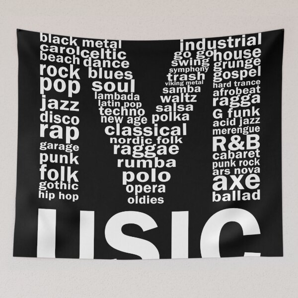 Item preview, Invert music genres designed and sold by adiosmillet.